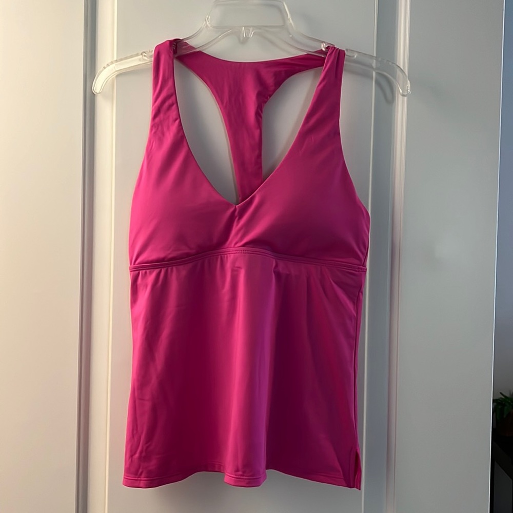 Carve Design pink tankini top. Size medium